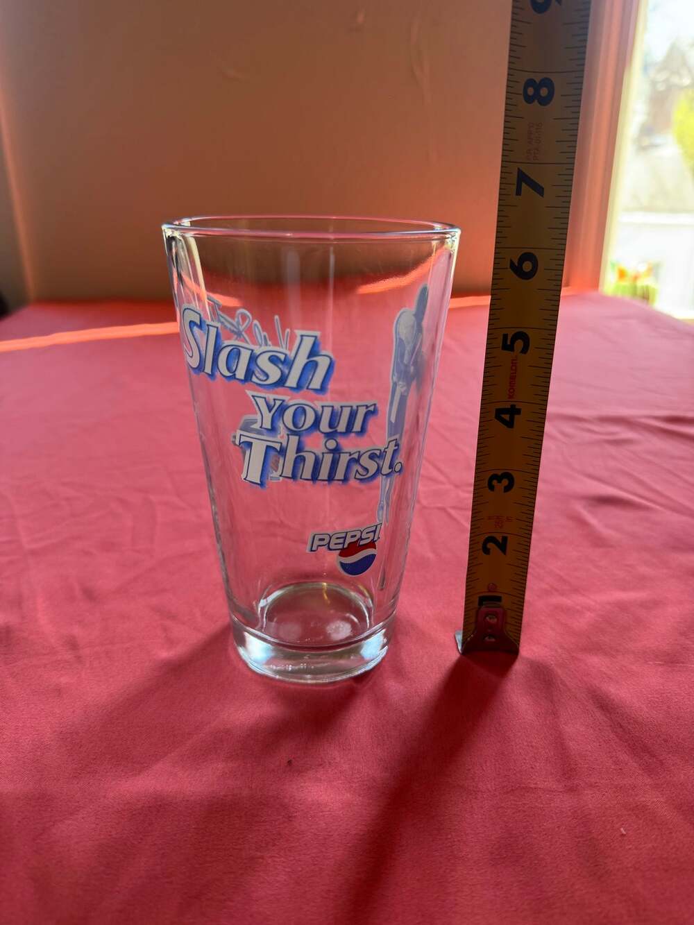 Vintage 90s Pittsburgh Steelers Kordell Stewart Slash Pepsi Libbey Pint Glass
